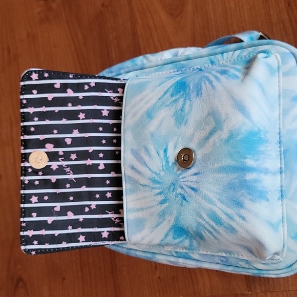 LUV BETSEY BY BETSEY JOHNSON Tie Dye Mid Size Backpack - Picture 6 of 8